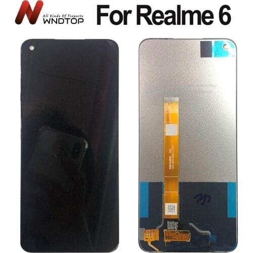100% Tested For OPPO Realme 6 RMX2001 LCD Display Touch Screen Digitizer Assembly Replacement For Oppo Realme 6 LCD+Tools