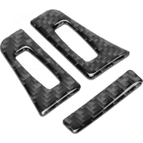 3Pcs/Set Carbon Fiber Vent Panel Cover Trim Accessory Fits for Lexus NX 200 200t 300h 2014 2015 2016 2017 2018 2019 Car Sticker