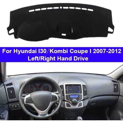 Car Dashboard Cover DashMat Carpet Cape For Hyundai I30 Kombi Coupe I 2007 2008 2009 - 2012 Protector Rug Anti-UV Block Sun Ray
