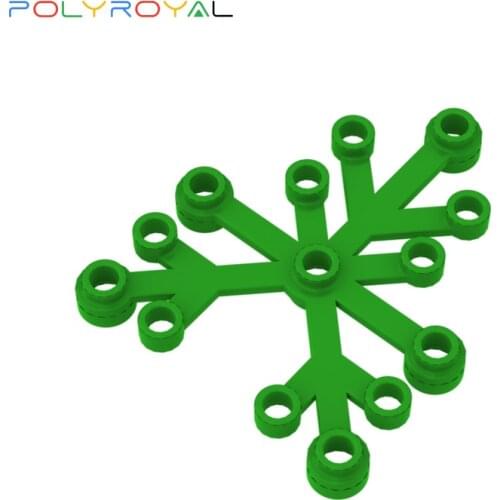 Building Blocks parts 6X5X0.33 plant leaves 10 PCS MOC Compatible With brands toys for children 2417