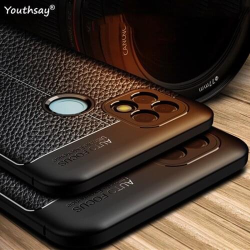 For OPPO Realme C21 Case For Realme C21 Cover Luxury Leather Soft Rubber TPU Silicone Case For Realme C21 Case