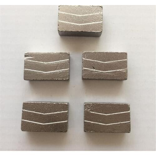 DS08 Diamond Block Cutting Segments Granite Cutting Ming Tools Sharp Diamond Segments 24*9.4/8.9/8.4*15mm One Set 104PCS
