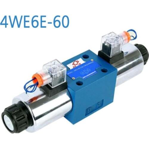 Double head solenoid directional valve 4WE6E-60 series hydraulic solenoid valve