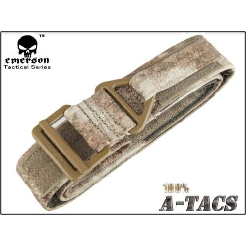 EMERSON CQB rappel Tactical Belt Men Airsoft Painball sports Military Army canvas belt A-TACS EM5607
