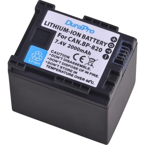 1PC 2000mAh BP-820 BP-820 Battery for Canon VIXIAGX10,HFG21,HFG30,HFG40,HFM30,HFM31,HFM32,HFM300,HFM301,HFM40,HFM41,HFM400,XA10