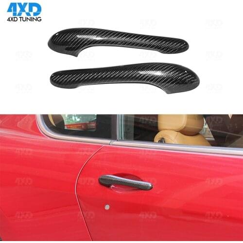 GT GC Refit Exterior Door Handle Cover For Maserati Gran Turismo Quattroporte coupe Carbon door handle cover 2007-2017 2018 2019