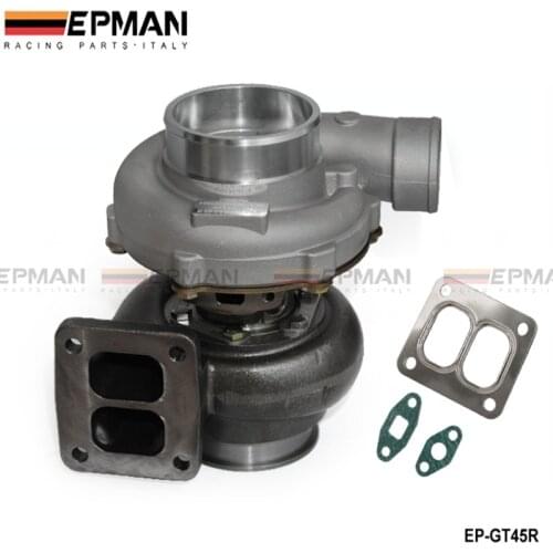 GT45R Turbocharger A/R .70 rear A/R 1.00 T4 twin scroll 4" V-band oil Cooler EP-GT45R