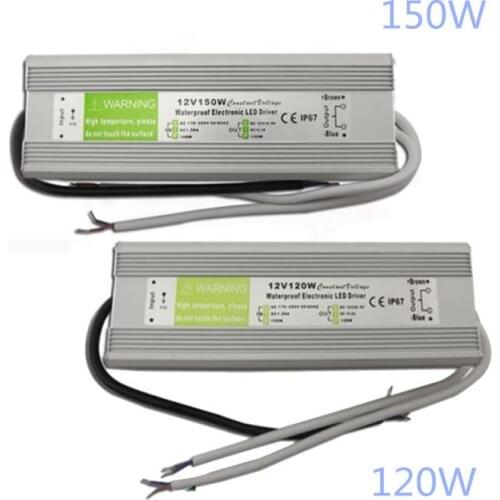 IP67 Waterproof LED Driver DC12V Lighting Transformers for Outdoor Lighs Power Supply 10W 20W 30W 45W 60W 100W 120W 150W