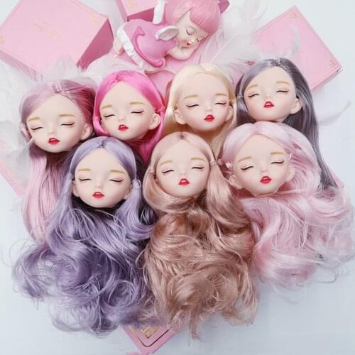 28cm Sleep Doll Parts1/6 Bjd Doll Head or Body 21 Joints Bjd Baby Doll Accessories Nude OB Doll with Makeup Toys for Girls