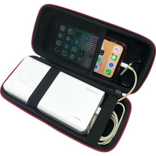 Newest Outdoor Hard EVA Portable Case for Romoss Sense 8 / 8+ 30000mAh Mobile Power Cover Portable Battery PowerBank Phone Bag