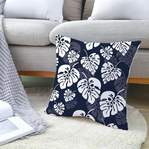 New Decorative Throw Pillows Pillow Cover Blue White Porcelain Geometric Abstract Cushion Cover Pillowcase Cushions Home Decor