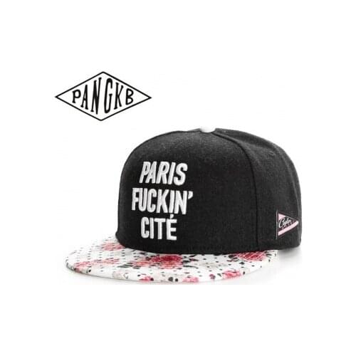 PANGKB Brand Paris Throwback CAP wool floral Hip Hop snapback hat men women adult outdoor football casual sun baseball cap bone