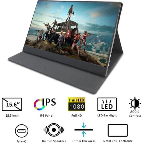 Factory cheap price 15.6 17 21.5 inch raspberry touchscreen portable usb poe android monitor