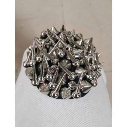 Sell by piece, ABS Spike Circle Applique Shouler Epaulettes Applique#APP2020002