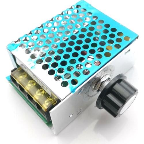 Professional 4000W 220V High Power Voltage Regulators SCR Speed Controller Electronic Voltage Regulator Governor Thermostat