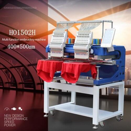 China 10 years service ! Popular sale high stable double head brother qulity type embroidery machine DAHAO computerized system