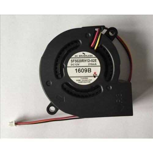 Nidec SF5020RH12-02E 03E 12V 210mA for EB-S7 X7 W8 X8 S9 X9 C250S C250XS C250XC C250W C260X Projector cooling fan