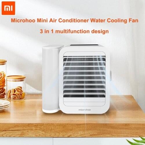 Xiaomi Microhoo 3 In 1 Mini Air Conditioner Water Cooling Fan Touch Screen Timing Artic Cooler Humidifier
