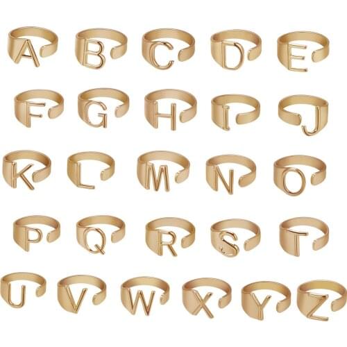 Кольца Rings for Women 26 Alphabet Rings Ladies Rings Fashion Wedding Ring Engagement Jewelry ringen voor vrouwen pulsera mujer