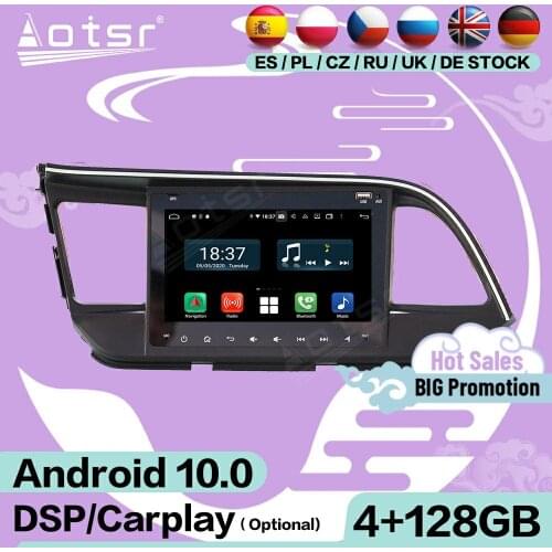 2 Din 128G Multimedia Stereo Android Video Player For Hyundai Sonata 2016 2017 2018 GPS Headunit Audio Radio Receiver Head Unit
