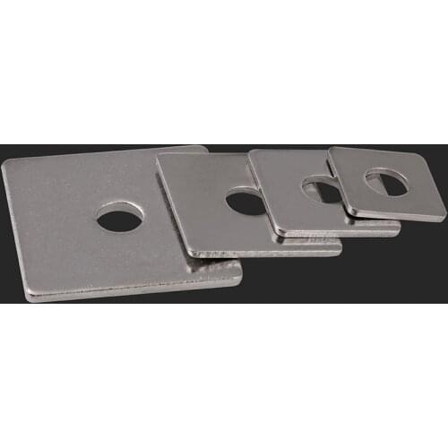 304 Stainless Steel Square Gasket/Square Gasket/Square Gasket M3-M16 for Curtain Wall 10PCS