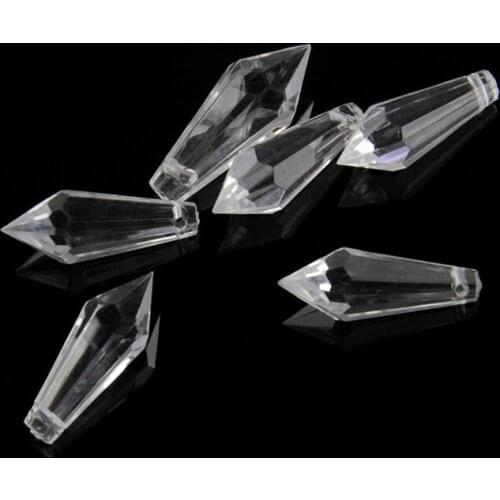 5000pcs/Lot , Crystal Acrylic Drop Prism Pendant Garland Strand Pendant Prism Parts Decortaion Supples, Freeshiping