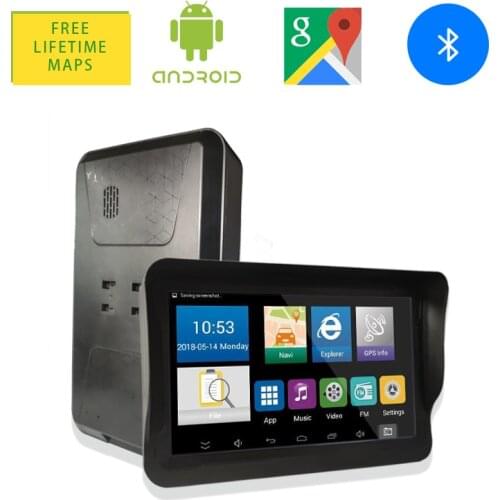 9inch Car GPS Navigator Bluetooth WiFi Android FM Night Vision AV IN 512M+16G Nav Truck GPS Navigators Automobile Vehicle GPS