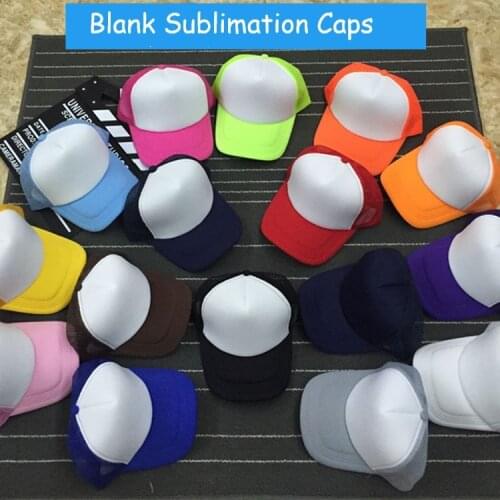 Free Shipping 10pcs Blank Sublimation Cap Hat For Sublimation INK Print DIY Gifts Heat Press Printing Transfer