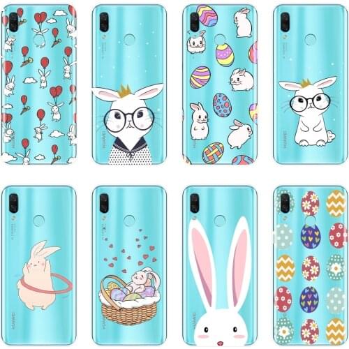 Easter Rabbit Phone Case For Huawei Nova 2i 3 3I 3E 2 Lite Plus 4 4E 5 Silicone Back Cover For Huawei Nova Smart Lite 2017 Cases