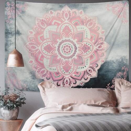 Mandala Tapestry Bohemian Tapestries Hippie Tapestry Floral Medallion Tapestry for Bedroom Home Decoration Accessories Tapiz