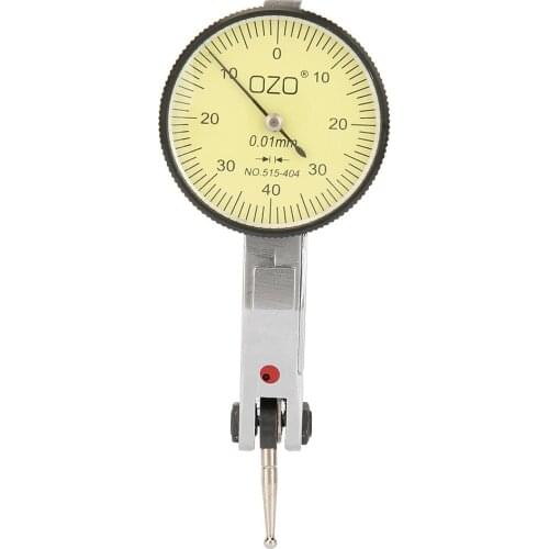 Lever Test Indicator 0-0.8mm 0.01mm Accuracy Dovetail Rails Dial Test Indicator Dial Gauge