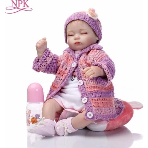 NPK reborn doll with soft real gentle touch lifelike baby doll alive toys Christmas gift bebes reborn adorable realistc baby