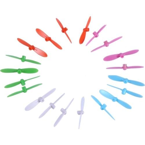 20 pcs 5 color Cheerson CX-10 Rotors Propellers set for WLtoys V272 V282 V292, Hubsan Q4 H111, JXD-395, LS111, U207 RC UFO Quadc