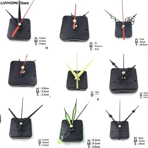 Hanging DIY Quartz Watch Silent Wall Clock Movement Quartz repair Movement Clock Mechanism Parts With Needles