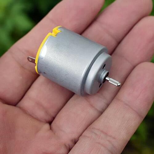 Standard 260-22130 Carbon Brush Motor Mini 24mm Round Electric Motor DC 6V-12V 9900RPM-20500RPM DIY Toy Model