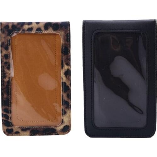 Crossbody Cell Phone Pouch Purse PU Leather Shoulder Bag with Touch Screen Window