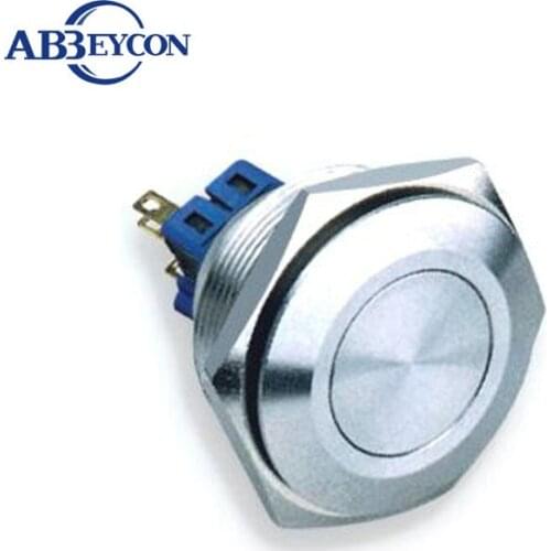 TY 3002F 30mm flat head CE,IP67,RoHS stainless steel momentary 30mm push button switch