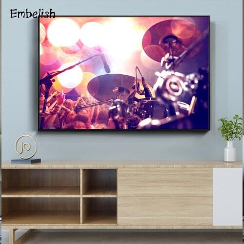 Embelish 1 Pieces Modern Home Decor Pictures For Living Room Musical Instrument Large Wall Posters HD Print On Canvas Paintings