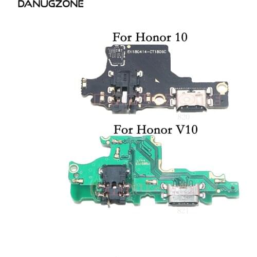 USB Charging Dock Port Socket Jack Plug Connector Charge Board Flex Cable For Huawei Honor 10 COL-AL10 / Honor V10