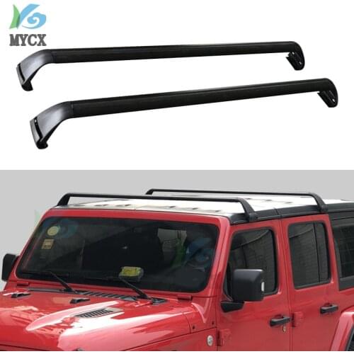 High quality for Jeep Wrangler JL JK 2007-2018 2019 2020 baggage luggage roof rack cross bar crossbar roof rail