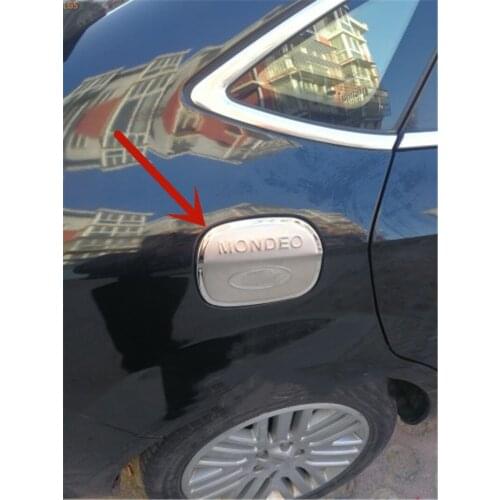For Ford Mondeo 2008-2018 High-quality stainless Fuel tank cover decoration Patch Anti-scratch protection Car styling