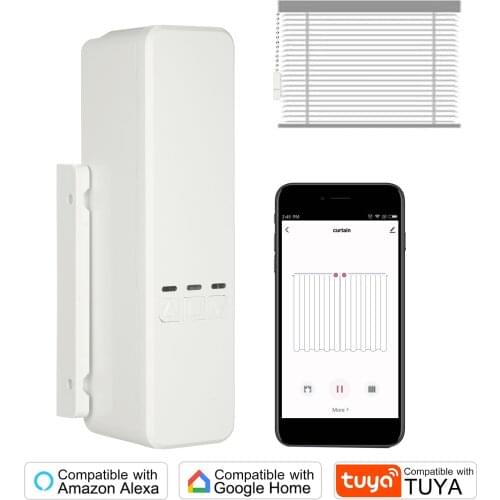 WiFi Tuya Smart Motorized Chain Roller Blinds Shade Shutter Drive Motor Compatible with Alexa Google Home Electric Curtain Motor