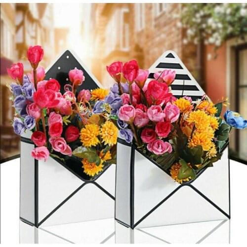 Flower Box Paper Gift Boxed 10Pcs Party Wedding Floral Wrapping Envelope Fold