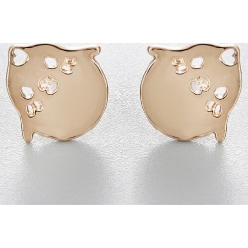 Chandler Cute Penguin Stud Earrings For Women Girls Easter Chicken Post Alloy Zinic Bling Gift Fashion Infinity Fine Jewelry