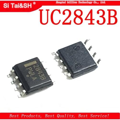 10PCS UC2843 2843B UC2843B UC2843BD1R2G SOP8 New DC switching controller