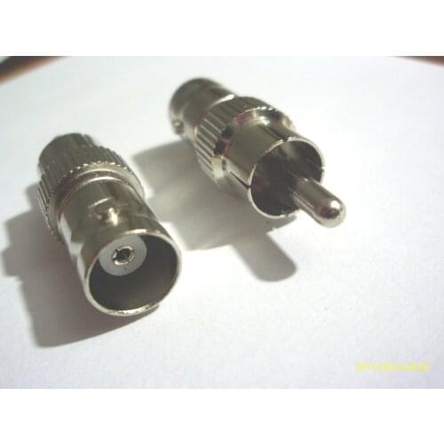 1000pcs RCA Male Plug to BNC Female Jack Adapter Coax Connector Coupler New