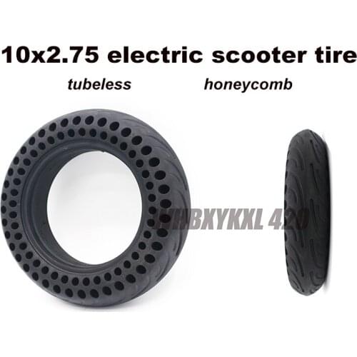 10x2.75 inch tires suitable for electric scooters tubeless honeycomb thicken10 inch non-slip high quality solid wheels