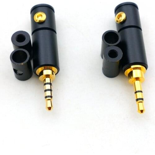 20pcs new 2.5mm stereo/4 pole Male plug Repair headphone Jack Audio Soldering connector