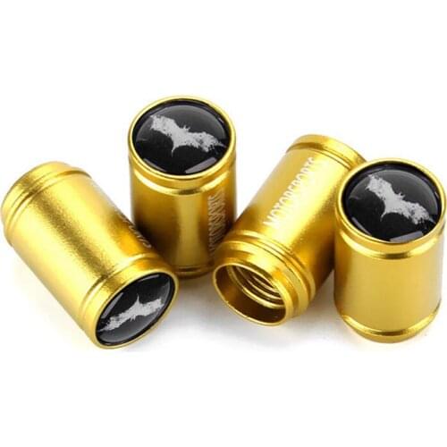 Motorsports Car Valve Caps Wheel Plugs Tires Tyre Cover Bat Styling Stem Dustproof Automobile Valve Cap For Toyota Crown Corolla