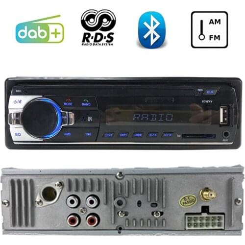 Autoradio Car Stereo 1 DIN LCD Dispaly DAB+ FM AM AUX RDS USB SD Card Slot Car Radio Audio MP3 radio cassette player Bluetooth